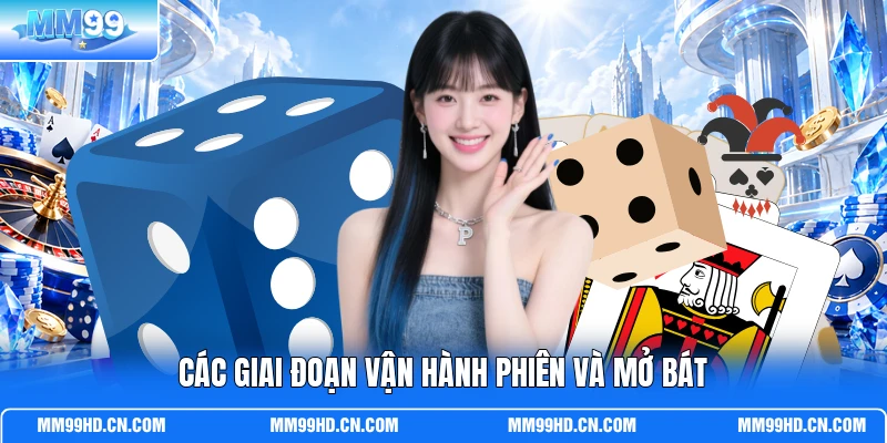 Các giai đoạn vận hành phiên và mở bát Các giai đoạn vận hành phiên và mở bát