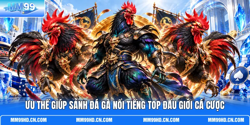 Ưu thế giúp sảnh đá gà nổi tiếng top đầu giới cá cược